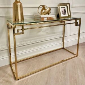 Venice Gold Console Table