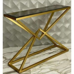 Diamond Edge Console Table