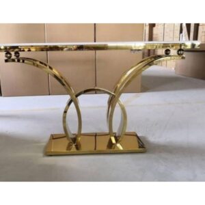 Gold Console Table
