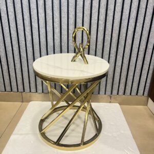 Cross Leg Round Side Table
