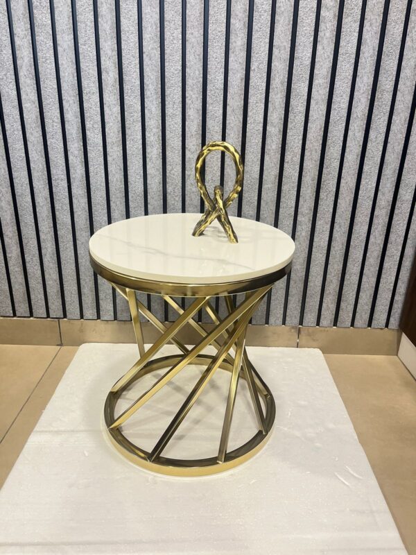 Cross Leg Round Side Table