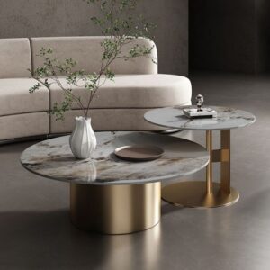 Round Nesting Center Table