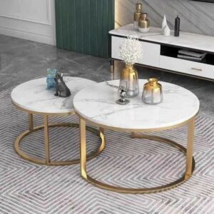 ROUND NESTING TABLE